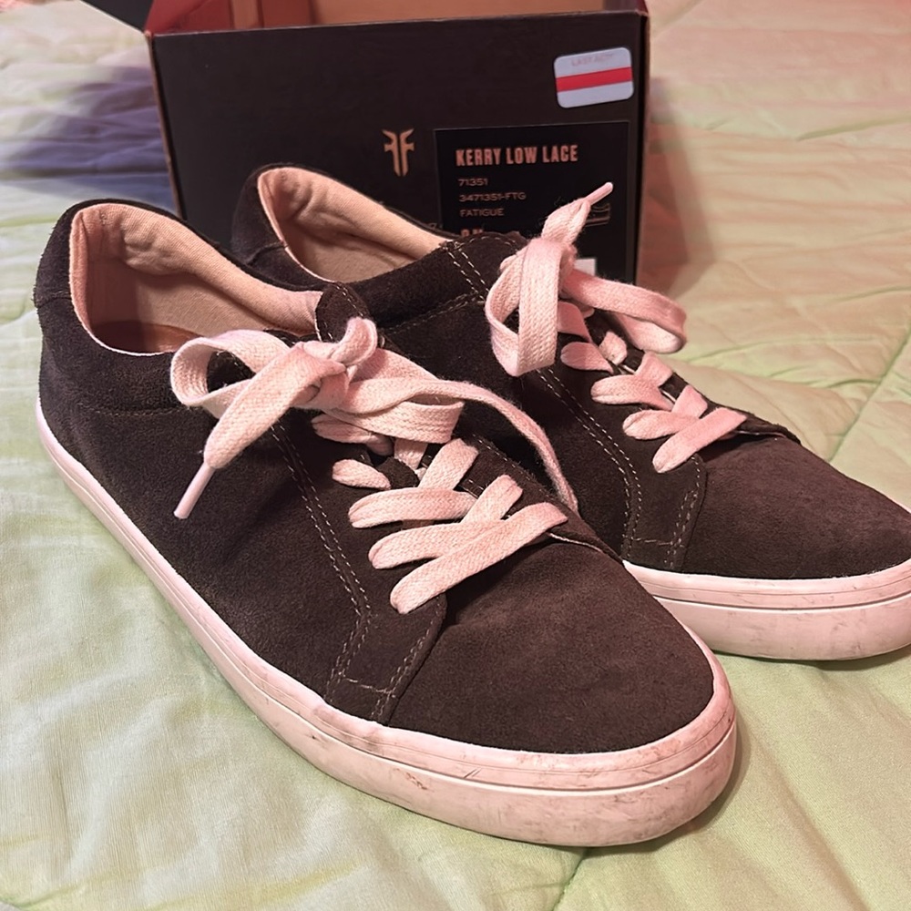 Frye sneakers ..worn few times , new condition